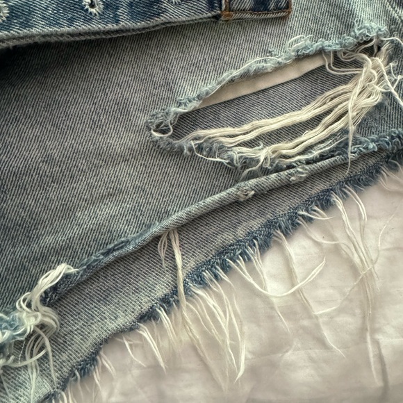 Agolde Parker Cutoff Shorts, size 28 - Picture 5 of 8
